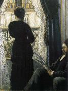 Gustave Caillebotte Indoor oil on canvas